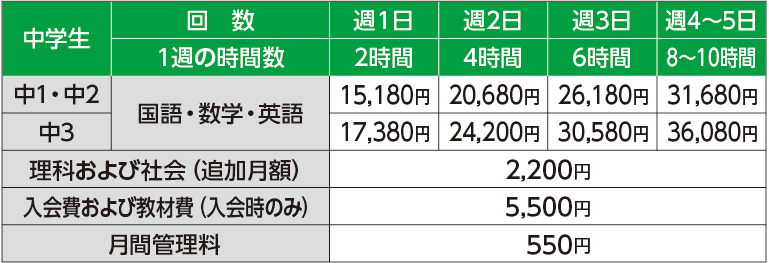 月額費用(税込)