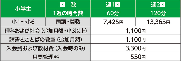 月額費用(税込)